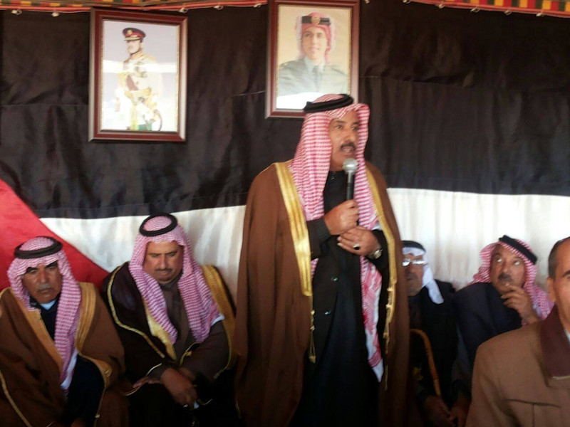 الكرك: صلحه عشائرية وتنازل من أجل عودة الطيار الكساسبة سالماً غانماً ... صور