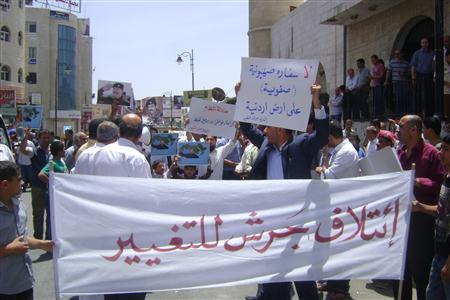 حراك جرش يطالب بطرد السفير العراقي والصهيوني