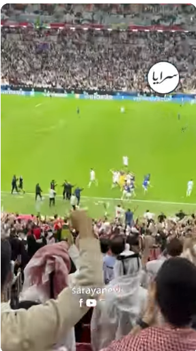 شاهد الهدف الأول في مرمى السعودية لتصبح النتيجة 1-0