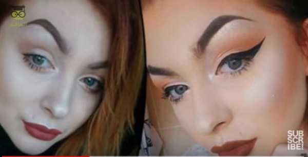 بالفيديو  ..  فسخ علاقته بها بعد أن رأها بلا مكياج وكشف حقيقتها 