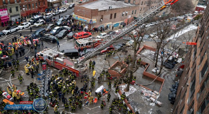 وفاة 19 شخصا في أسوأ حريق بتاريخ مدينة نيويورك الحديث