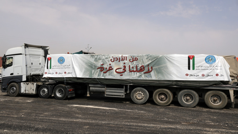 الشبلي: الأردن مستمر بإرسال المساعدات إلى غزة رغم محاولات تعطيل وصولها