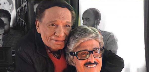 لماذا لم يحضر عادل إمام جنازة وعزاء سمير غانم؟