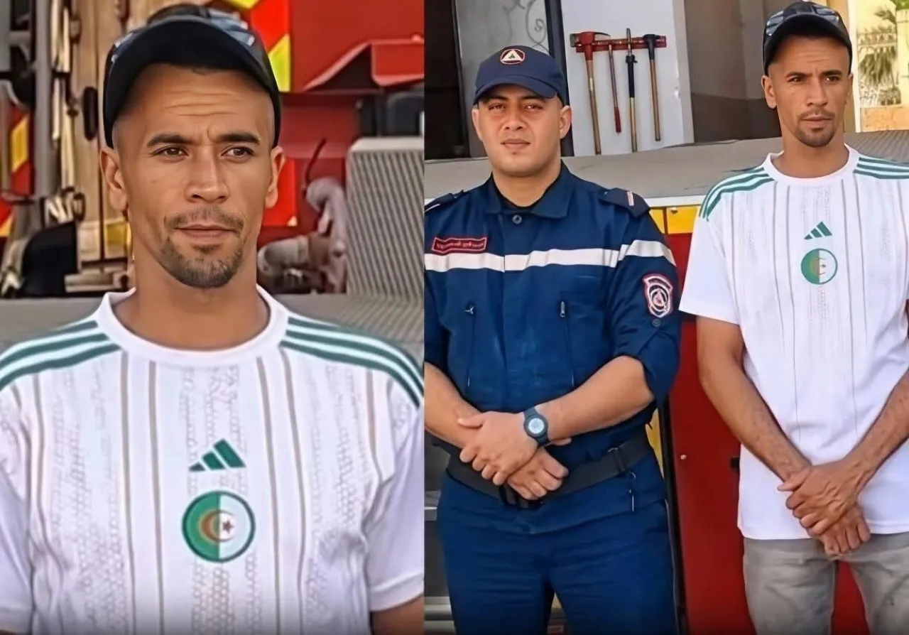 بعد إنقاذه طفلين من حريق مروع ..  عرض وظيفة للشاب الجزائري البطل