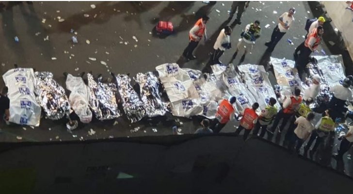 شهود يروون تفاصيل مروعة لحادث التدافع في كيان الاحتلال الاسرائيلي ..  فيديو 