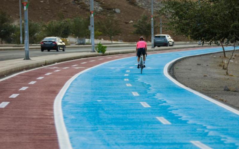 مسار جديد للمشاة والدراجات في عمَّان