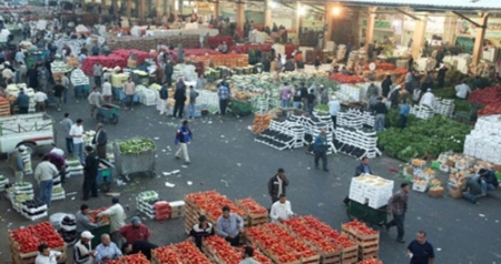 4071 طن خضار وفواكه ترد السوق المركزي