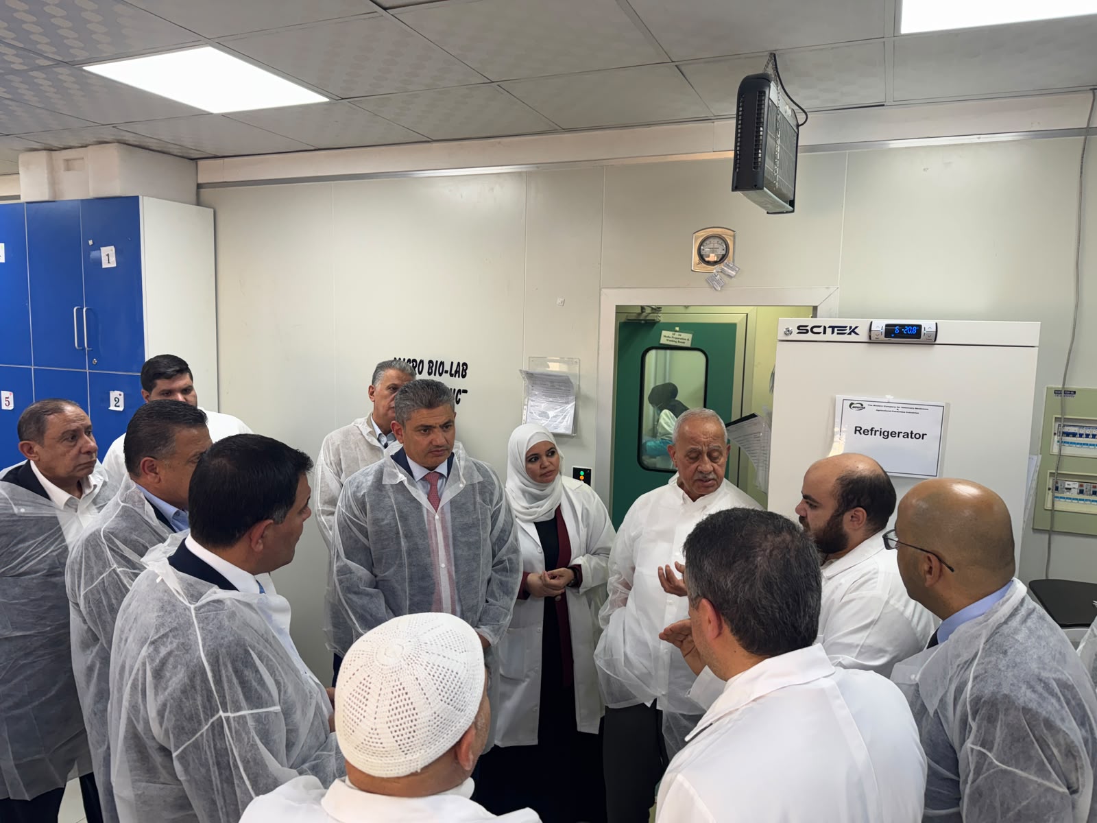 مجلس إدارة المدن الصناعية يختتم جولاته الميدانية في الموقر الصناعية 