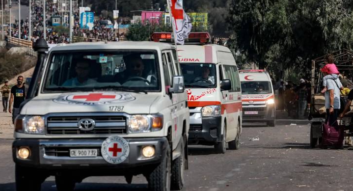  جيش الاحتلال: الصليب الأحمر في طريقه لتسلم جثث محتجزين في جنوب قطاع غزة