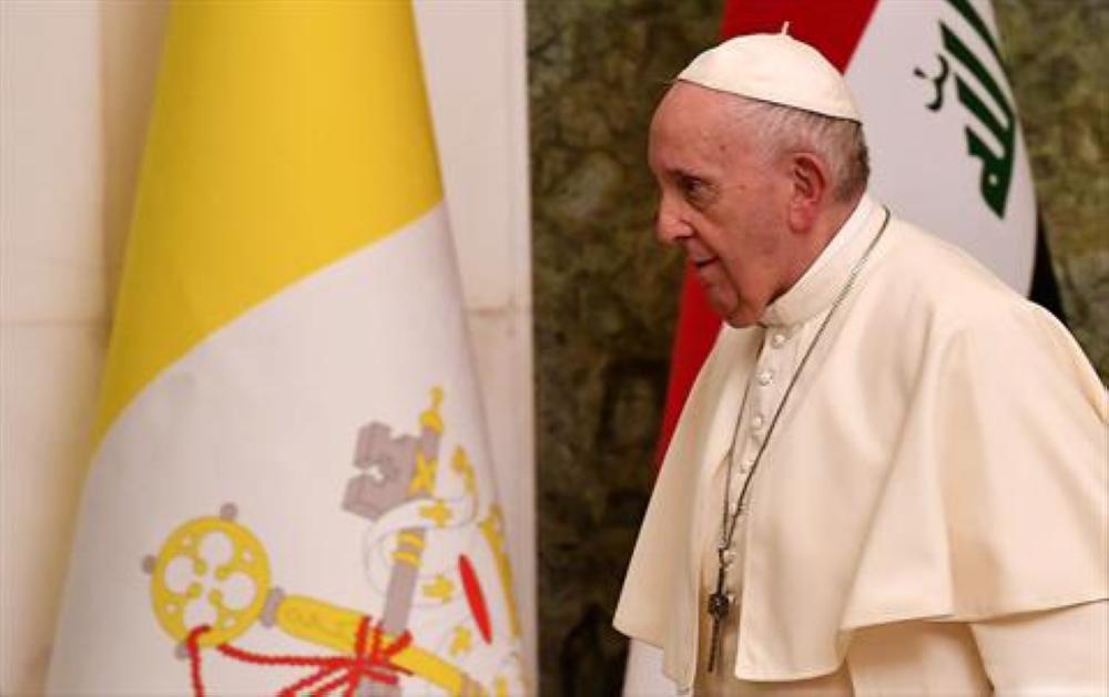 البابا يحثّ من بغداد على وقف "العنف والتطرف والتحزبات وعدم التسامح"