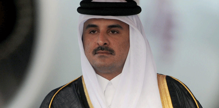 أمير قطر يُعلن إلغاء كافة مظاهر الاحتفال بالعيد الوطني تضامنًا مع حلب