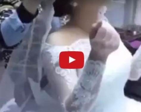 بالفيديو ..  عروس «مفجوعة» تشعل مواقع التواصل الاجتماعي