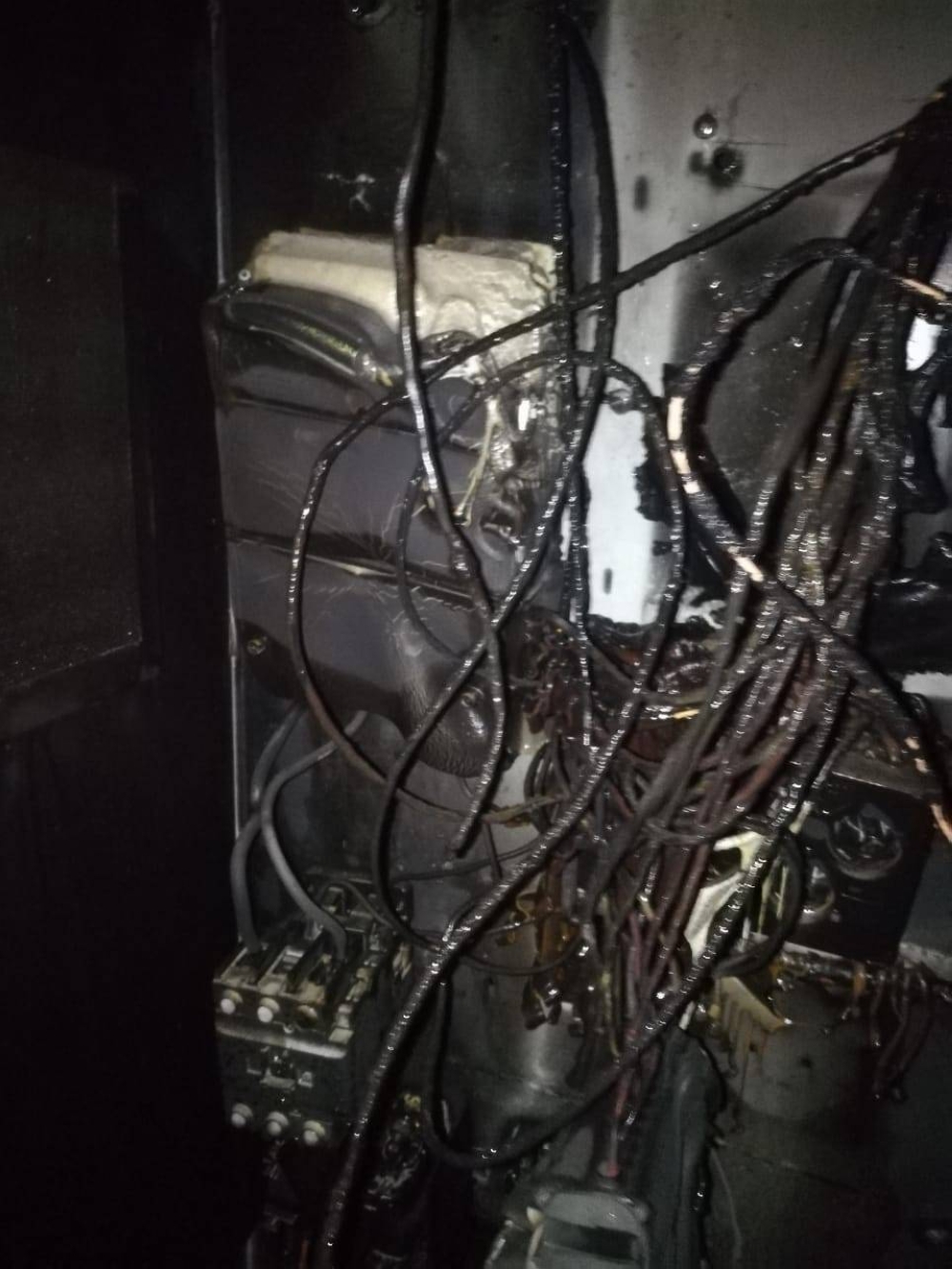 مجهول يقوم بحرق محول كهربائي بالشونة الجنوبية