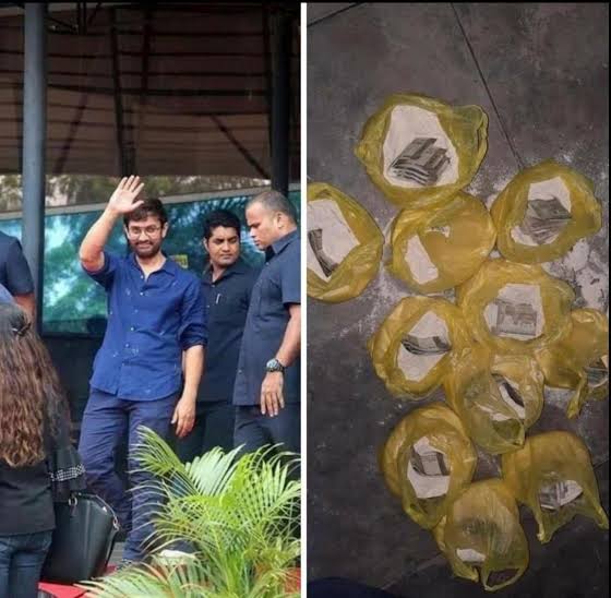 ممثل شهير يخفي مبلغاً من المال بكيس طحين ويهديه للمحتاجين