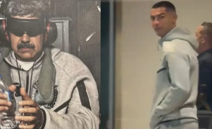 رونالدو يثير الجدل بارتداء بدلة رئيس فانزويلا ..  صدفة أم رسالة؟