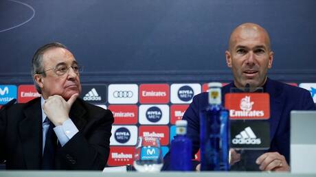 بيريز يبلغ زيدان بمصيره مع ريال مدريد