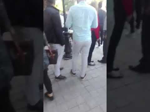 بالفيديو  .. تونس ..  امرأة تفجر نفسها وسط العاصمة 