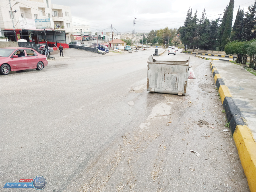 إربد: سرقة حاويات نفايات وبيعها لتجار خردة بـ5 دنانير