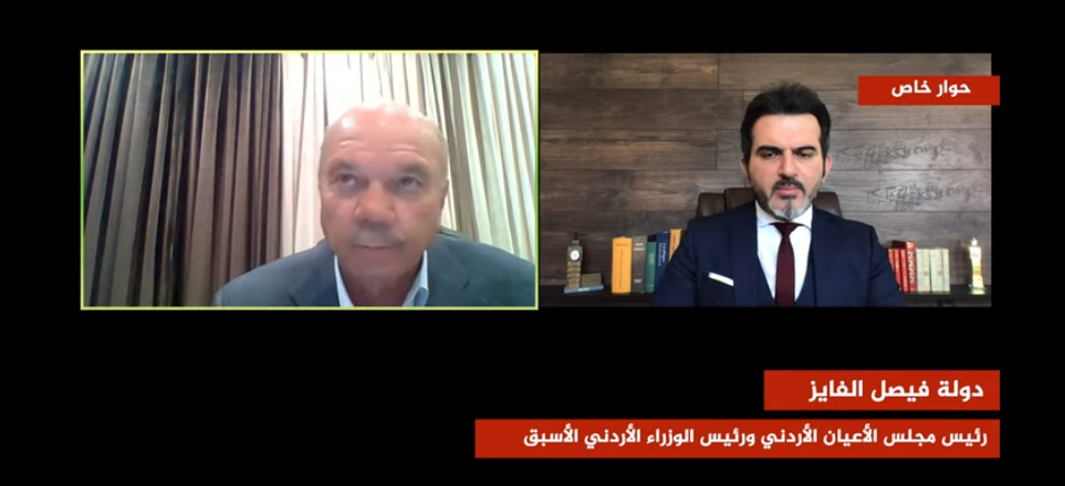 بالفيديو  ..  الفايز يتحدث عن التغيرات السياسية و الاقتصادية في العالم و الشرق الأوسط مابعد انتهاء جائحة كورونا 