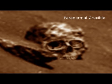 بالفيديو : العثور على جمجمة بشرية على سطح المريخ