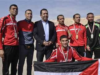 لاعبو الدرك يسيطرون على سباقات ماراثون الأقصر الدولي