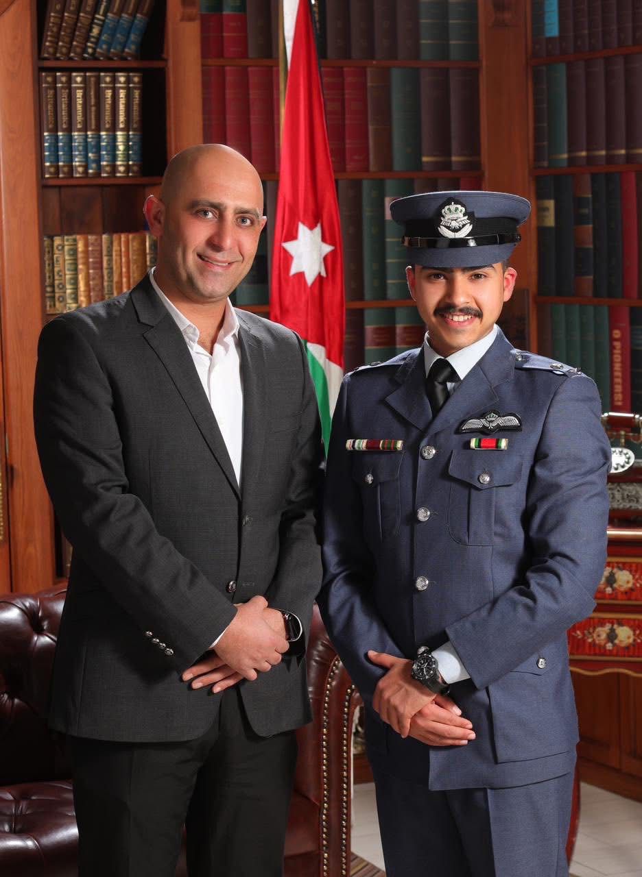  الباشا فواز المعايطة ..  مبارك تخرج نجلك (الملازم ثاني عمر)