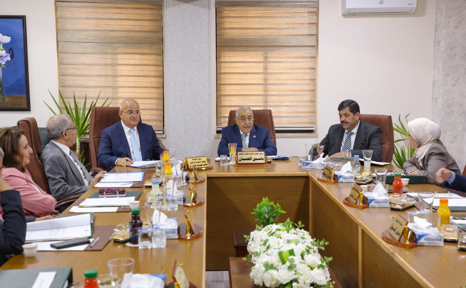 اجتماع مجلس أمناء الجامعة الهاشمية 