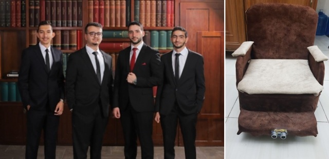 نقابة المهندسين تكرم طلبة عمان الاهلية مبتكري كرسي كهربائي لذوي الاحتياجات الخاصة يعمل باستخدام إشارات حيوية متعددة 