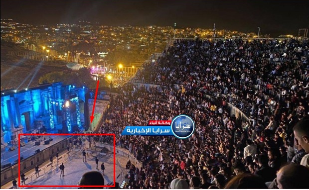 صورة ساخرة ..  هؤلاء هم من طبقوا التباعد الجسدي في جرش