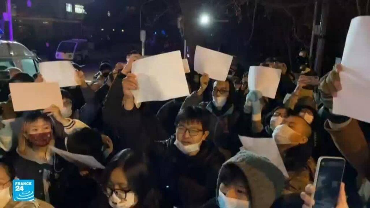 توقيف شخصين في الصين بموقع تظاهرة احتجاجا على قيود كورونا