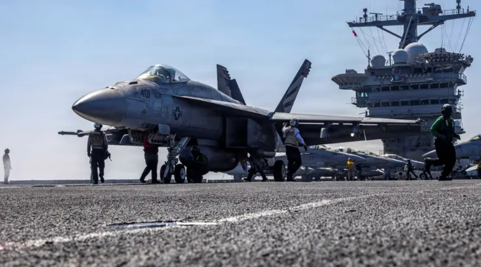 للمرة الثانية ..  أميركا تكذب إيران بشأن قصف حاملة طائرات