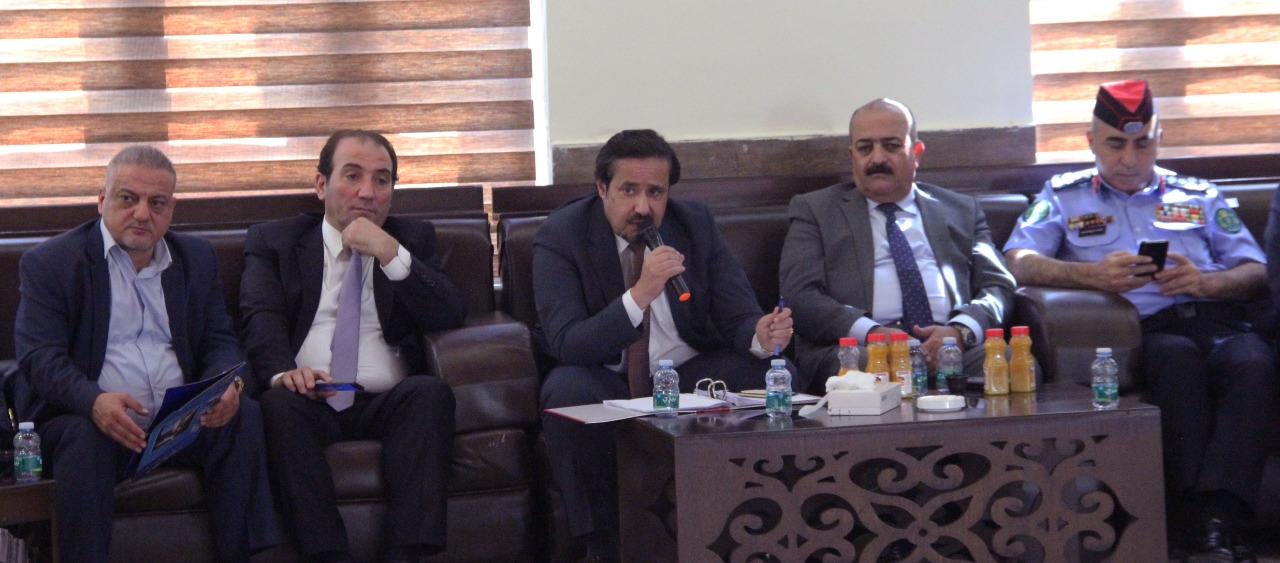محافظ إربد يوعز لرؤساء البلديات والحكام الإداريين في المحافطة بتطبيق قانون نقابة المقاولين فيما يتعلق بسلامة المباني