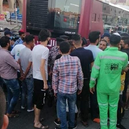 أنباء عن دهس الباص السريع لمواطن أمام الأردنية