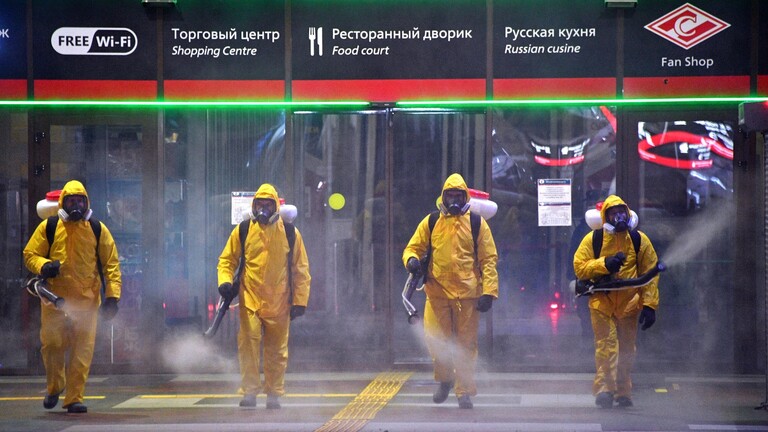 178 وفاة جراء كورونا خلال يوم و انخفاض لليوم الثالث في الإصابات الجديدة في روسيا