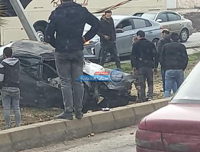 إصابات بحادث مروع على طريق جرش - عمان ..  صور