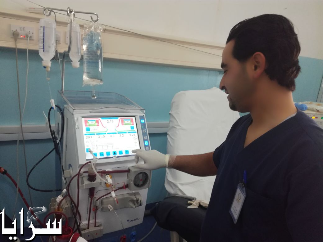 أجهزة طبية للكلى تبرعت بها شركة اسبانية لمستشفى الملكة رانيا في البترا ..  صور 