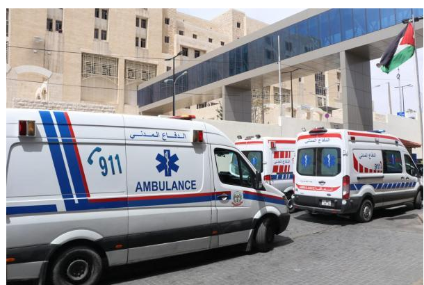7 إصابات إثر حادث تصادم مركبتين في ضاحية الياسمين
