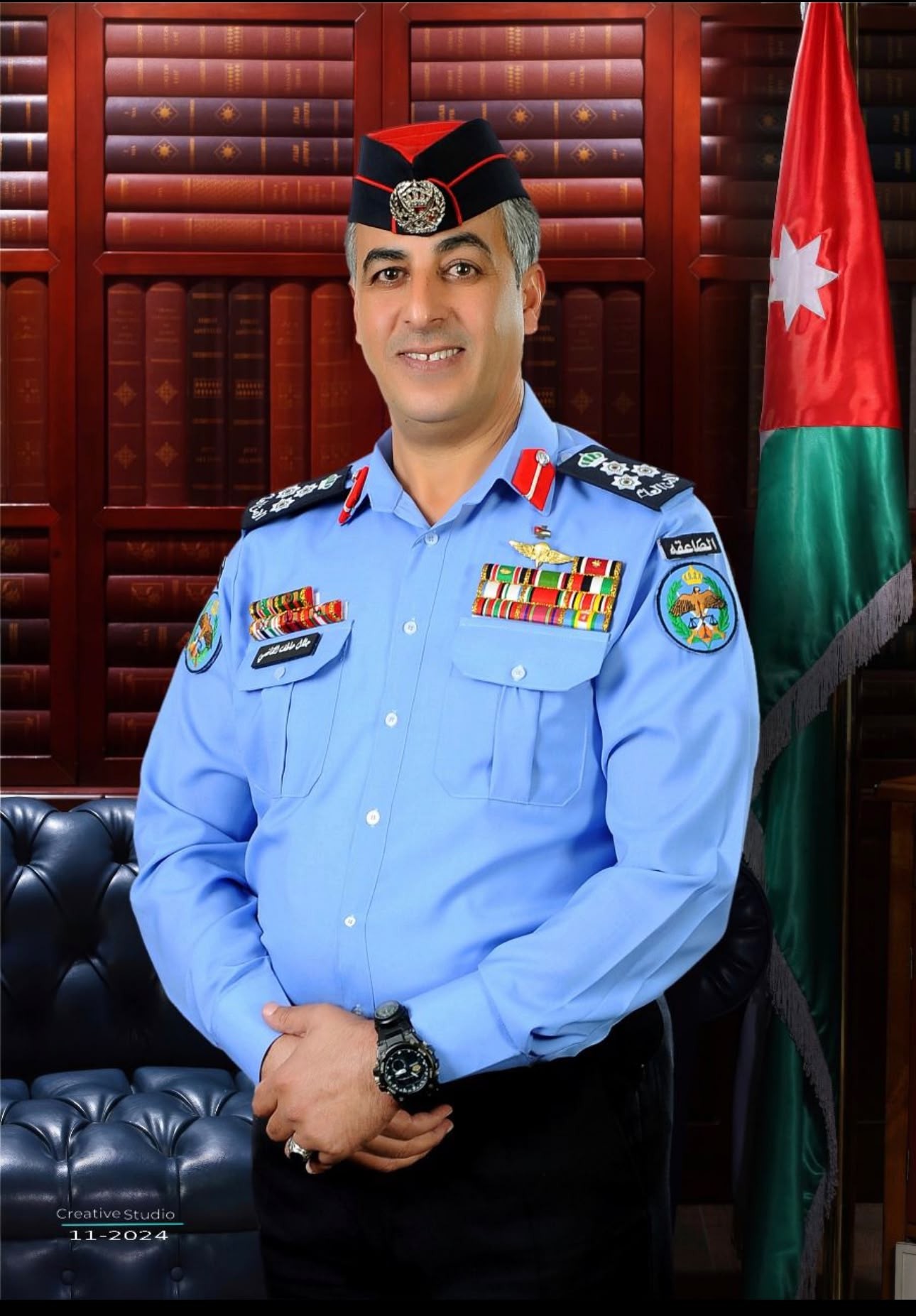 العميد جلال عاطف القاضي : الكرك في القلب، والأردن أمانة في أعناقنا