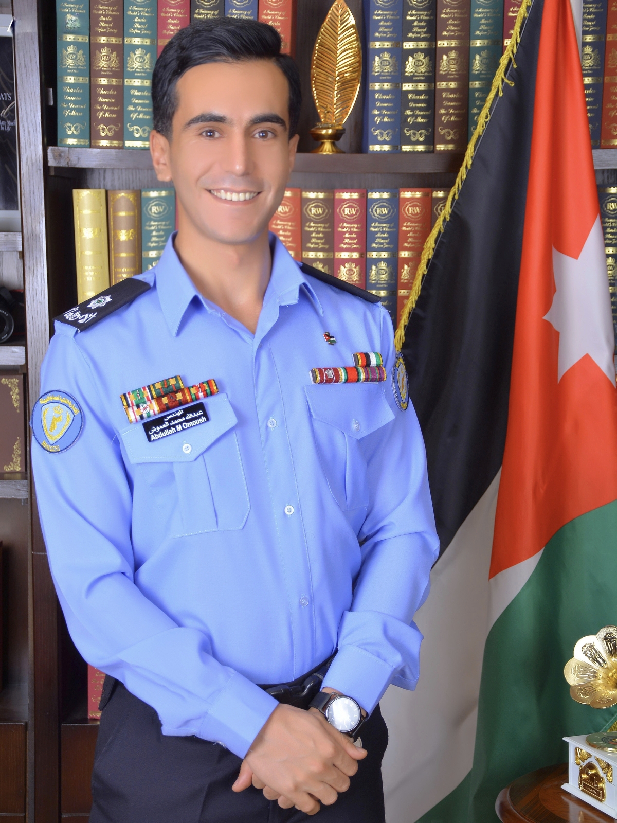 الملازم / 2 عبدالله العموش ..  مبارك الترفيع
