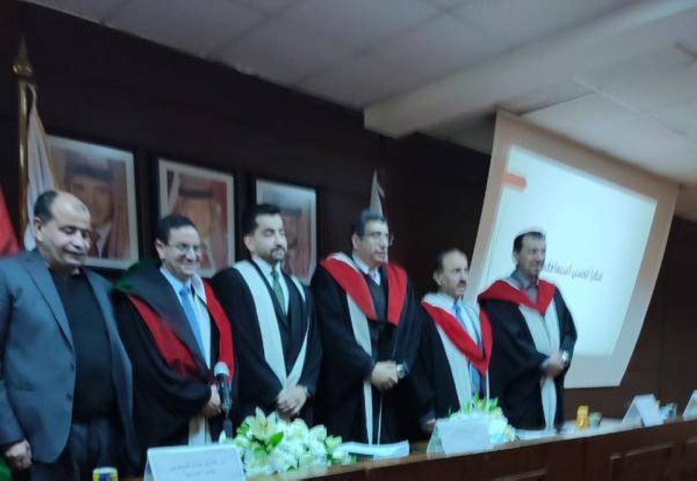 معن المجالي ..  مبارك الماجستير 