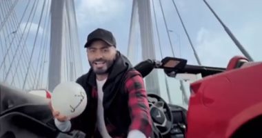 بالفيديو و الصور   ..  تعرفوا على ابرز الاحداث الرياضية التي شارك بها تامر حسني 
