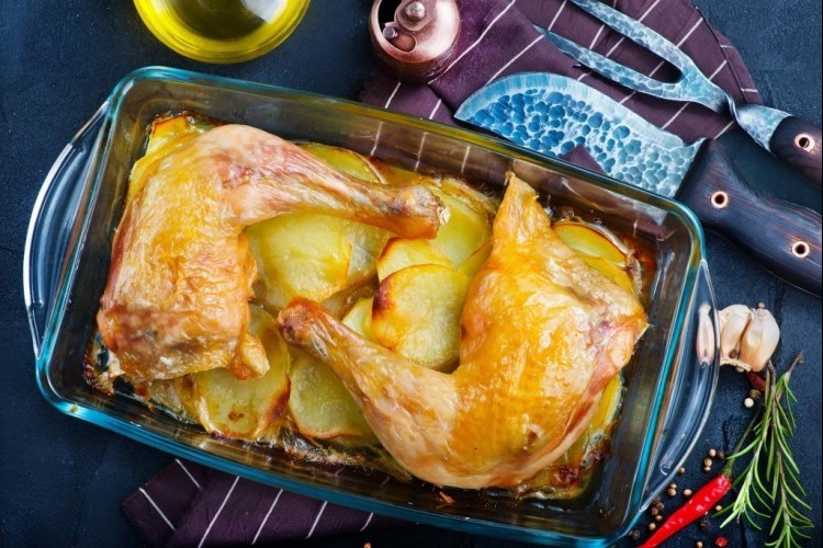 صينية الدجاج بالبطاطس