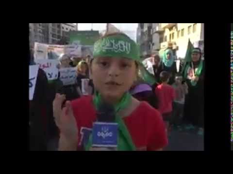 بالفيديو  ..  طفلة فلسطينية من مدينة رام الله تلقي قصيدة لأطفال غزة