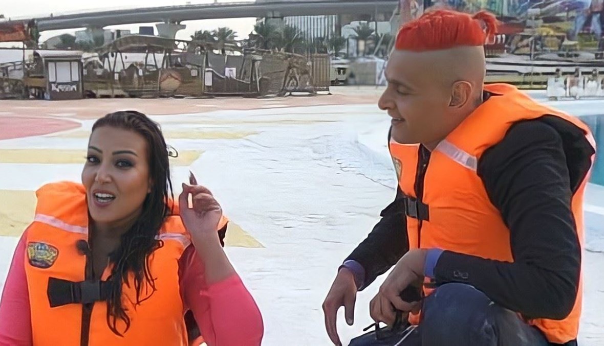 رد فعل كوميدي من سمية الخشاب بعد مقلب رامز عقله طار