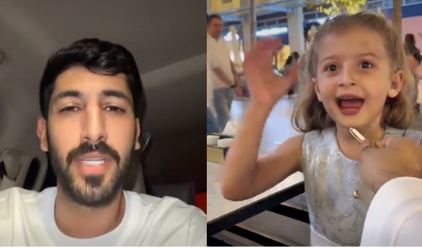 يزن النعيمات يفاجئ طفلة أردنية بتهنئة خاصة في العيد والطفلة ترد بعفوية: "أحلى عيد بحياتي"