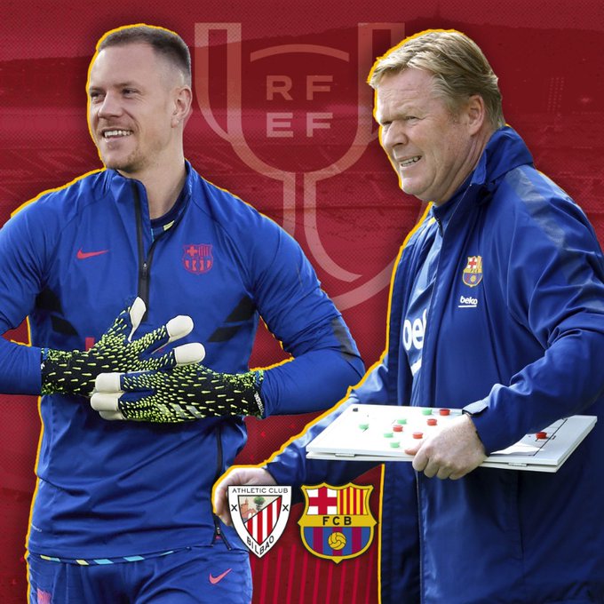 برشلونة يستعد لنهائي الكأس على ملعب لا كارتوخا فيديو