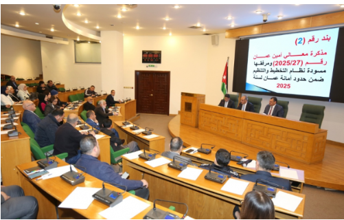 مجلس الأمانة يوافق على مسودة نظام التخطيط والتنظيم لسنة 2025