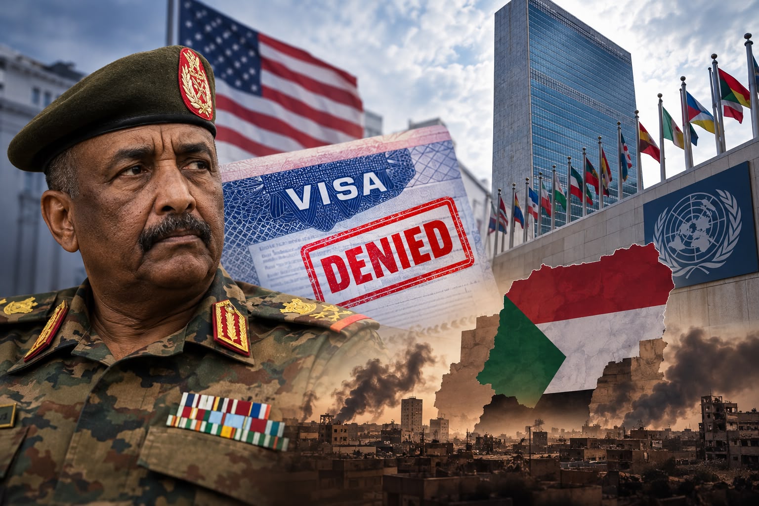 عدم منح البرهان تأشيرة دخول إلى الولايات المتحدة يفتح باباً جديداً في أزمة السودان