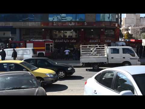 حريق في مطعم عالية المركزي فرع "الجاردنز " 