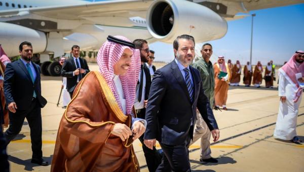 الامير فيصل ال سعود يصل دمشق